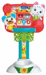 Interaktív kosárlabda palánk Fun Animal Clementoni