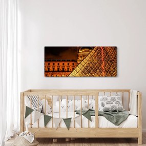 A párizsi Louvre képe (120x50 cm)