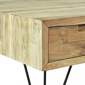 tömör tíkfa TV-szekrény 120 x 35 x 35 cm