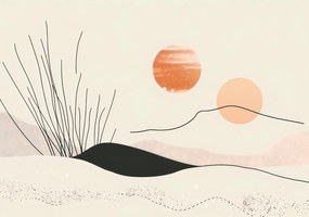 Poszter 100x70cm Puha domb