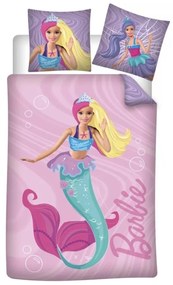 Barbie Mermaid ágyneműhuzat 140×200cm, 65×65 cm