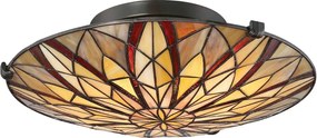 Elstead Lighting VICTORY &amp; HOLMES QZ-VICTORY-SF Plafonlámpa 2x60W/E27
