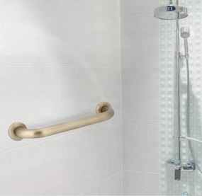 Fürdőszobai tartó EYN DB1008, 35 cm, sárgarézszínű