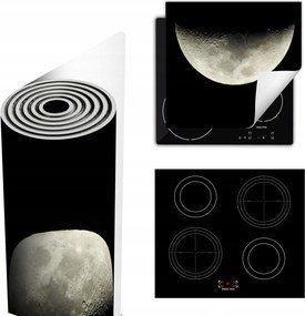 Tűzhelyvédő Szőnyeg Több Helyet Biztosít 60x52 fekete Hold