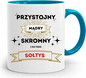 Soltész Kék Jóképű Okos Bögre fényképes nyomtatással