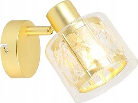 Dekoratív fali lámpa glamour arany kristály Elmo 838801-36