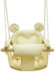 2Kids Toys - Gyermek textilhinta krémes/bükkfa