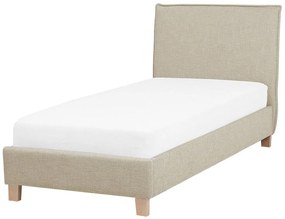 Egyszemélyes ágy 90 cm SANCHEZ (ágyráccsal) (bézs). 1007518
