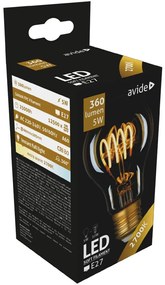 Avide LED Soft Filament Globe körte fényforrás, 4,5W E27 360° 2700K, 400 lm
