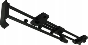 Kihúzható Akasztó Szekrényekhez Fekete Függesztett AM003K 50 CM