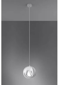 Sollux SL.1083 - Csillár zsinóron TULOS 1xE27/60W/230V fehér