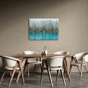 Kép - Türkiz tó, Biei, Japán (70x50 cm)