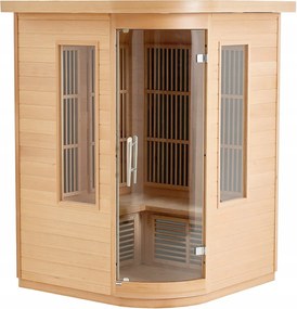 Fa infraszauna 2 személyes 1850W alacsony Emf spa ház