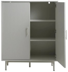 Szürke szekrény 100x125x40 cm Palma – Unique Furniture