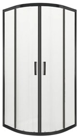 Soho Black 80 íves zuhanykabin zuhanytálca nélkül