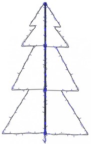 vidaXL 160 LED-es beltéri/kültéri kúp alakú karácsonyfa 78 x 120 cm