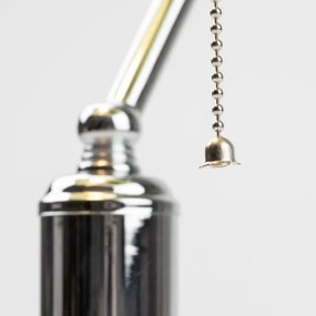 Brilagi - Asztali lámpa BANK OFFICE 1xE27/60W/230V fényezett króm/zöld