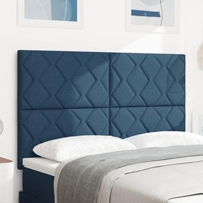 LED Fejtámla Gyémánt Blokk Design Kék 144 cm Szövet