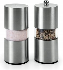 Prémium Márkás Robusztus Inox Só-borsszóró Inox Darálóval