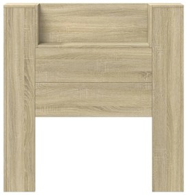 sonoma tölgy színű áthidalószekrény LED-ekkel 100x16,5x103,5 cm