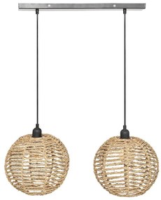 Atmosphera - Csillár zsinóron RANA 2xE27/40W/230V rattan