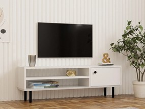 TV asztal/szekrény Lasupa (fehér) . Akció -24%. 1095092