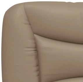 cappuccino színű műbőr fejtámla párna 160 cm