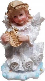 Angyal figura felhőn 9 cm (különböző minták)