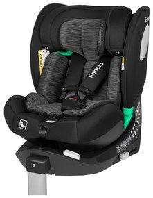 Lionelo - BRAAM i-Size forgatható autósülés bázissal, 40-150 cm, fekete karbon