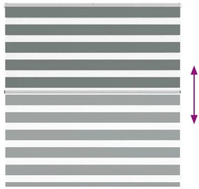 zebrafüggönnyel sötét szürke szövetszélesség 140,9cm poliészter