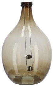 Lámpás újrahasznosított üvegből, kivehető gyertyatartóval, B, 51 cm