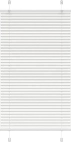 vidaXL pliszírozott redőny Fehér 75x150 cm szövetszélesség 74,4 cm