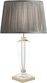 LAURA ASHLEY 3582661-Q CARSON Kristály Asztali lámpa Fehér, Polírozott nikkel B22 IP20