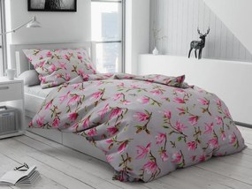 Magnolia krepp ágyneműhuzat TiaHome - 1x Párna 90x70cm, 1x Paplan 140x200cm