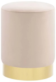 barack- és aranyszínű bársony ülőke 28 x 36 cm