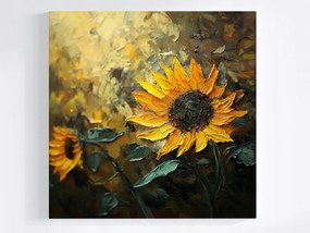 Vászonkép Canvas Virág Természet Növényzet Természet Napraforgó 40x40