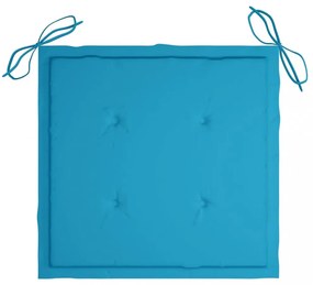 2 db kék oxford szövet kerti székpárna 50 x 50 x 3 cm