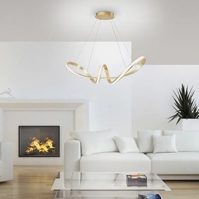 Design lógólámpa arany LED-del 91 cm - Belinda