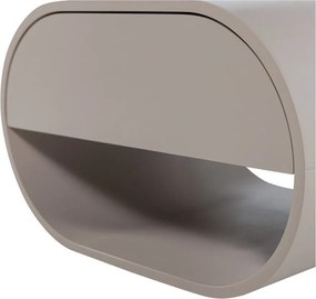 Szürkésbézs többszintes fali polc 39 cm Momo – WOOOD