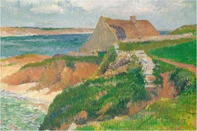 Kép - Henri Moret, The Island of Raguenez, Brittany, reprodukciók (90x60 cm)