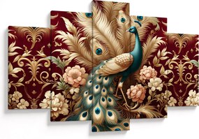 Kép – Elegáns páva (150x105 cm)