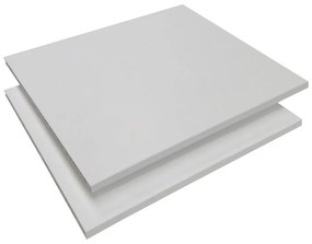 Fehér polc szett moduláris polcrendszerhez 2 db-os 32x27 cm Mistral Kubus - Hammel Furniture