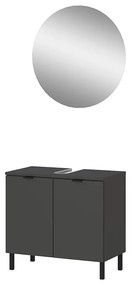 Antracitszürke fürdőszoba bútor szett Arcena – Germania