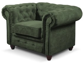 Infinity Chesterfield fotel Fekete