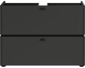 Antracitszürke mosdó alatti szekrény 80x59 cm Modesto – Germania