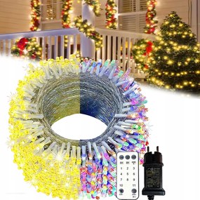 Led FĂ©nyfĂŒzĂ©r 10M 100LED 4 SzĂn TĂĄvirĂĄnyĂtĂł IP44 vĂzĂĄllĂł