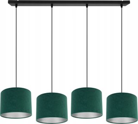 Mennyezeti Lámpa Lógó Csillár Króm Lámpabúra Velúr Díszléc Asztal Felett Sziget