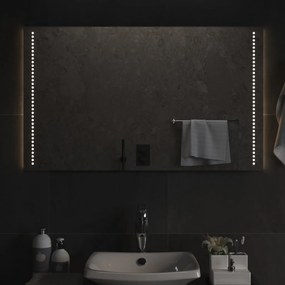 LED-es fürdőszobatükör 60x100 cm