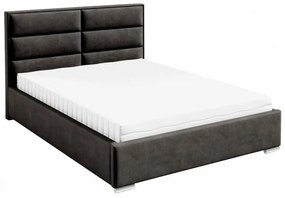 St2 ágyrácsos ágy, sötétbarna (200 cm)