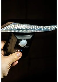 Immax 08482L-LED Napelemes érzékelős fali lámpa LED/2,6W/5,5V IP65 fekete